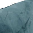 thumbnail image 2 of Blazing Needles Square Faux Fur Throw Pillows, 17", Agora Teal 2 Count, 2 of 3