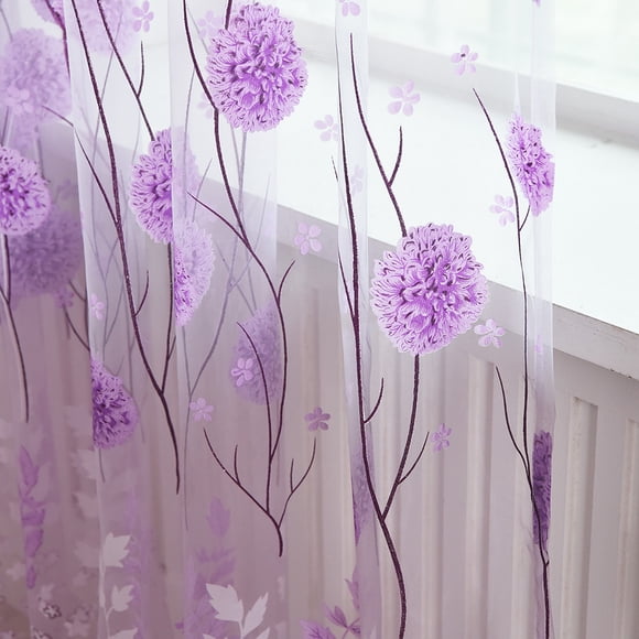 TIELUTT Leaves Sheer Curtain Window Voile Drape 1 Panel Fabric Dance Curtains 42x63 Curtains Bathroom Curtain Custom Curtains for Bedroom Dark Curtains 96 Inches