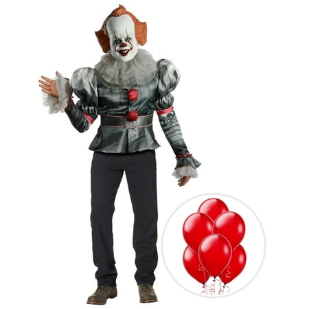 IT Pennywise Clown Deluxe Costume Kit Plus with