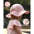 thumbnail image 4 of Gorro de sol FURTALK para bebés y niños pequeños, playa, UPF 50+, ala ancha, 4 of 6