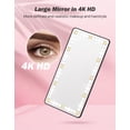 thumbnail image 4 of Espejo retrovisor de tocador para coche JOYTUTUS con luces y 60 LED, 4 of 6