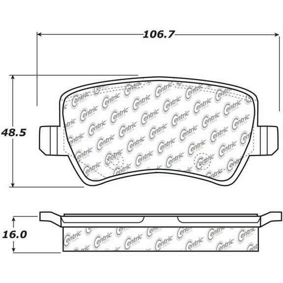 Disc Brake Pad Set Fits select: 2011-2018 VOLVO S60, 2010-2017 VOLVO XC60