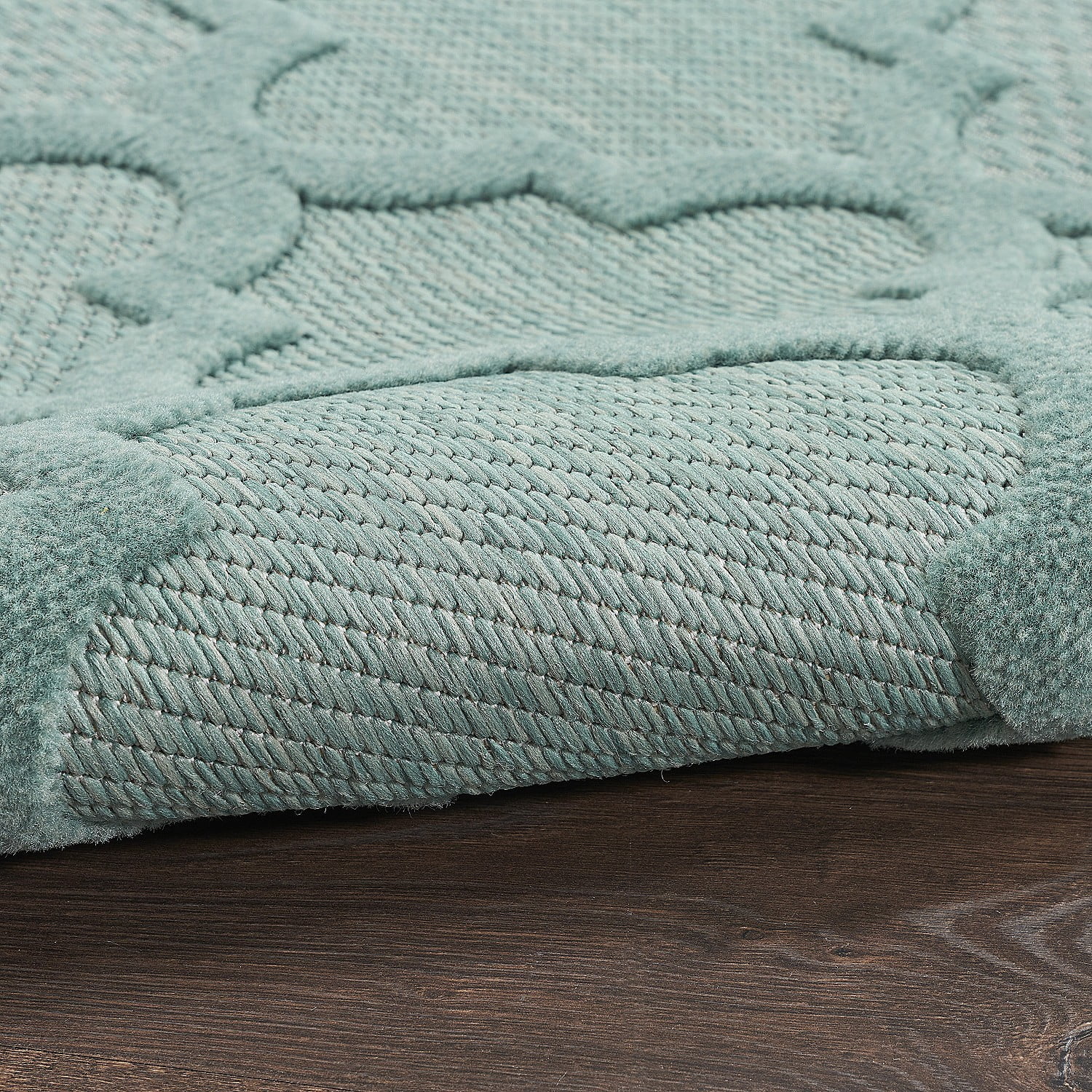 Nourison Easy Care 9' x 12' Aqua/Teal Indoor/Outdoor Rug
