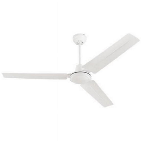 78127 56 in. Industrial White Finish Ceiling Fan