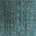 thumbnail image 1 of Ahgly Company Indoor Square Oriental Light Blue Industrial Area Rugs, 7' Square, 1 of 4