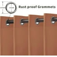 thumbnail image 2 of Rideaux Intérieurs Extérieurs pour Patio \ Panneau de Rideau à Oeillets Bloquant le Soleil pour Intimité, Rideaux Résistants aux Intempéries pour Gazebo, Véranda avant, Pergola, Kaki G x H Panneau, 2 of 8