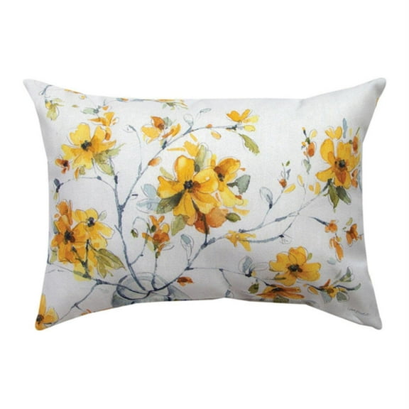 Manual SHHYL Happy Yellow Climaweave Pillow, 18-inch Length