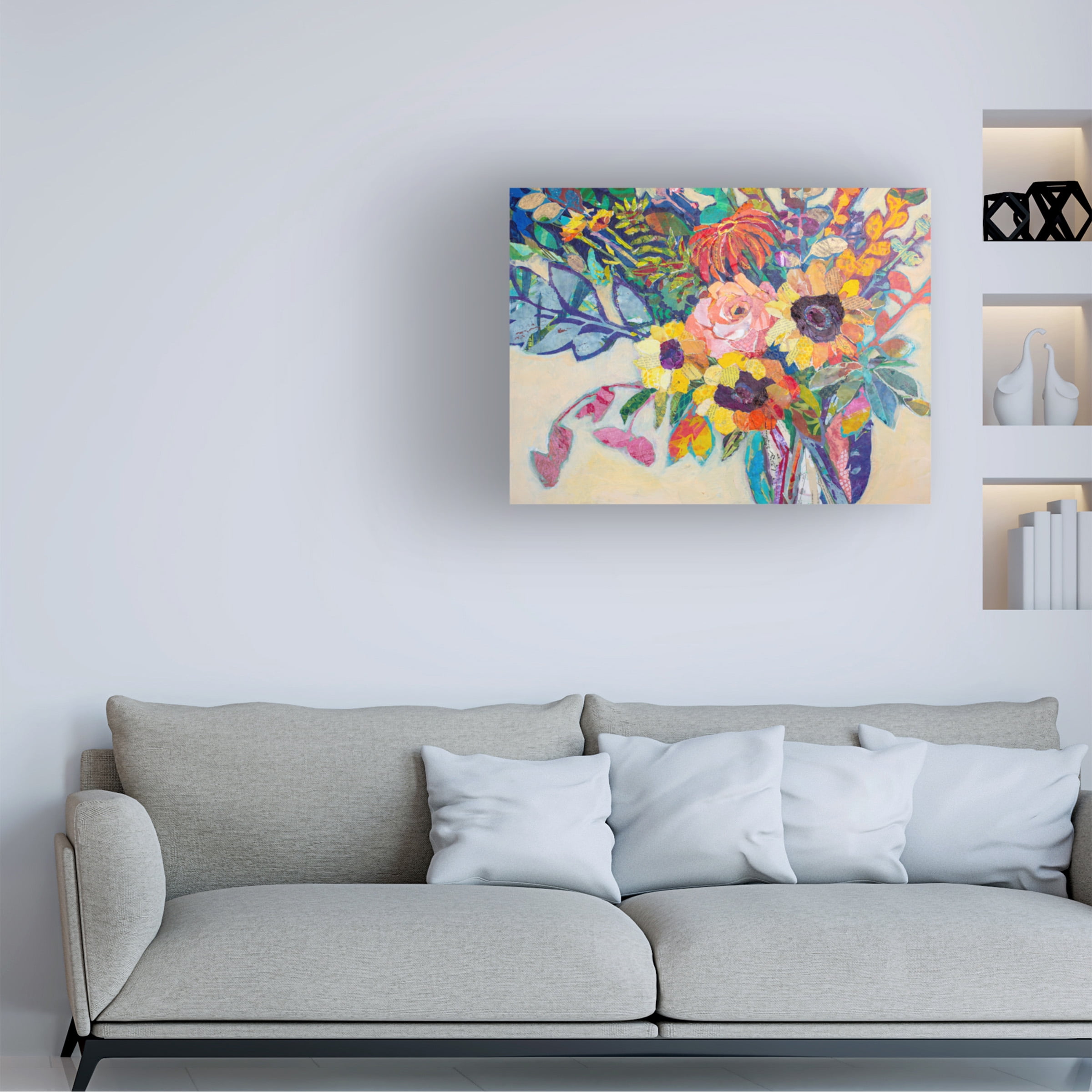 Elizabeth St. Hilaire 'Fabulous Florals' Canvas Art