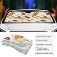 thumbnail image 5 of Disketp Windshield Sun Shade, Car Sun Shade For Front Window Cute Vegetables Sunshades Sun Visor Protector Blocks Uv Rays Foldable, 5 of 9