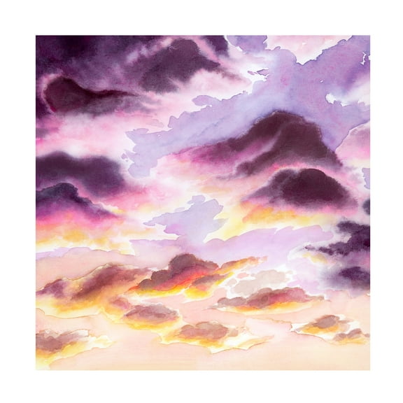 Grace Popp 'Sunset Haze I' Canvas Art