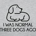 thumbnail image 3 of CafePress - I Was Normal Three Dogs Ago Long Sleeve T Shirt - Womens Baseball Tee, 3 of 4