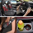 thumbnail image 4 of KUIFORTI Skull Rose Automobile Seat Cover Sets All-Season Protection Set of 14 Automotive Front Seat & Bench Back Seat Cover Easy to Install Comfortable Fit Most Cars, Truck, Suv, or Van, 4 of 7