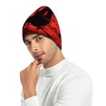 thumbnail image 6 of BZSMCE Winter Beanie Hats Warm Cozy Cap Dark Wings Pattern, 6 of 7