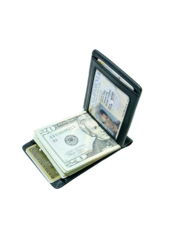 Mens Wallet Money Clip Inside