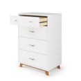 thumbnail image 2 of Soho 4 Drawer Chest, White/Natural, 2 of 7