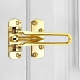 thumbnail image 4 of Dadiaei Swing Bar Lock Heavy Duty Door Security, Satin Nickel Finish, Zinc Alloy Swing Bar Door Guard for Front Doors, Durable & Sturdy Lock for Enhanced Home Safety, 4 of 6