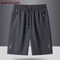 thumbnail image 3 of Pantalones cortos deportivos de verano para hombre, ropa deportiva fresca, pantalones cortos para correr, pantalones cortos informales para gimnasio, entrenamiento físico, pantalones, 3 of 5