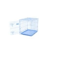 thumbnail image 6 of Carlson Pet Products Compact Deluxe Metal Dog Crate with Pan, Blue, Small, 24"L, 6 of 6