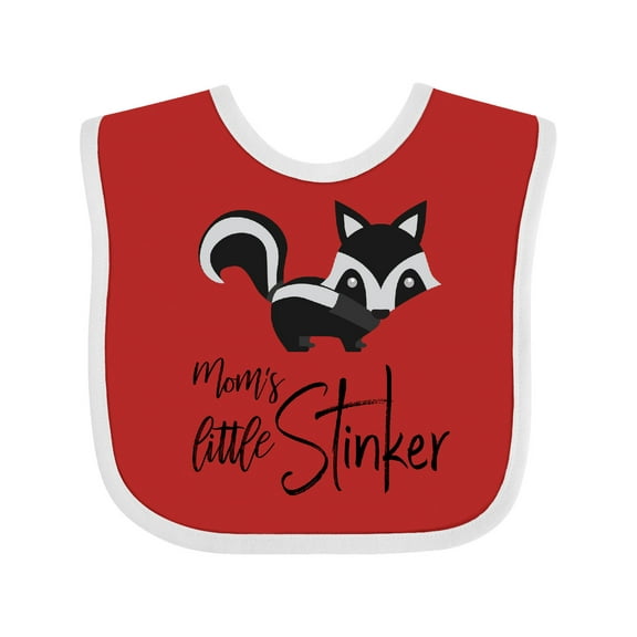 Inktastic Mom's Little Stinker Boys or Girls Baby Bib
