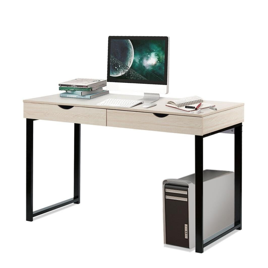 Brakites 47" Writing Computer Desk with 2 Drawers Office ...