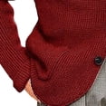 thumbnail image 4 of Men's Knit Cardigan Sweater Button Front Long Sleeve Regular Fit Casual Jacket, 4 of 7