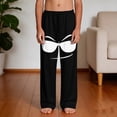 thumbnail image 5 of Boys Lounge Pants Funny Face Graphic Sweatpants Soft Stretchy Fabric with Pockets Black (Size 4-14),Size 4 T, 5 of 9