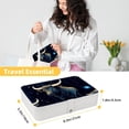 thumbnail image 5 of Constellation Portable PU Leather Jewelry Organizer Display Case with Removable Compartment, Earring Holder, and Jewelry Stand, 5 of 6