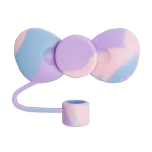 SGACAI 1x ¡Precioso lazo para tapar pajitas, compatible con vasos nuevos de 30 y 40 oz!