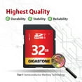 thumbnail image 3 of GIGASTONE 32GB SD Card 5-Pack UHS-I U1 Class 10 SDHC Memory Card High-Speed Full HD Video Compatible with Canon Digital Camera, SPYPOINT TACTACAM WOSPORTS Trail Camera,, 3 of 7
