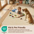 thumbnail image 4 of Design&I 4'x6' Washable Area Rug Entryway Ru Interlocking Wicker Grid Door Front Doormat Entrance for Home Office, Under Desk, Snag-Free Skid-Resistant Medium, 4 of 7