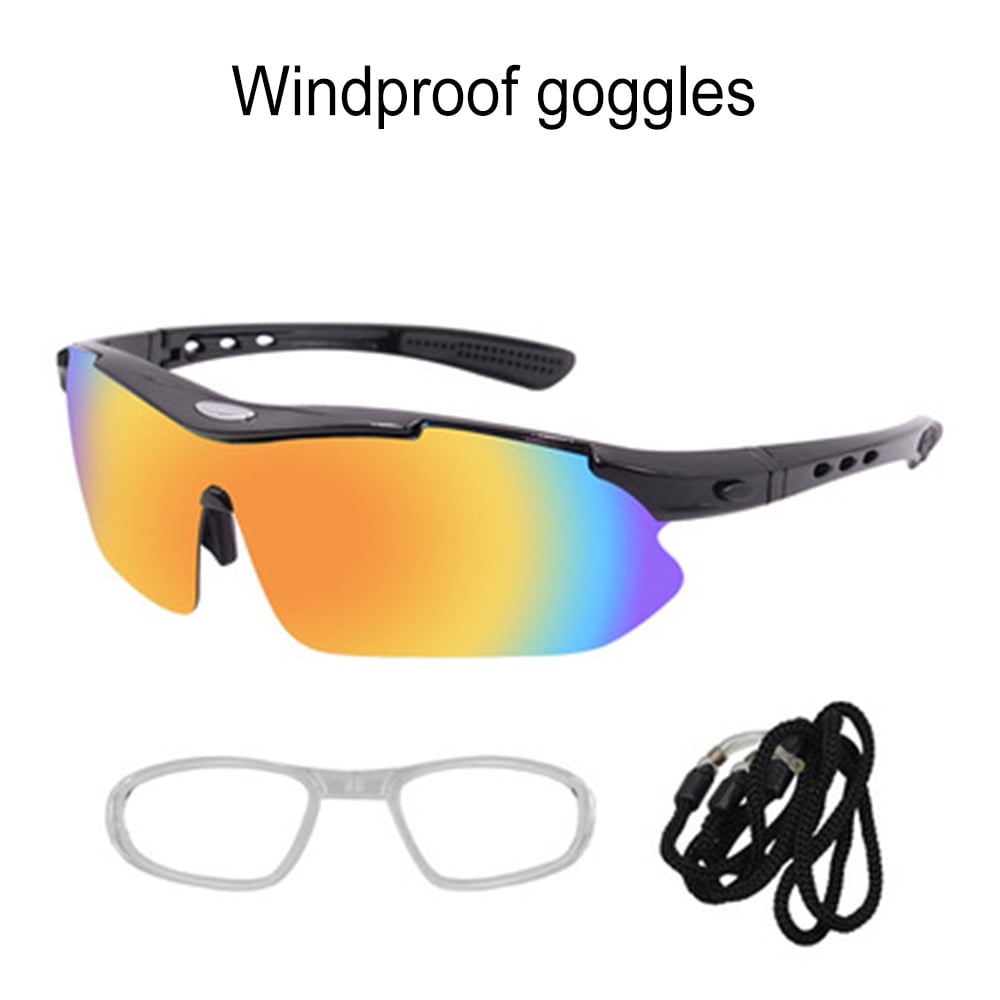 Bike Cycling Sunglasses Outdoor Glasses Sand-proof Unisex Anti UV PC Frame 