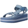 thumbnail image 1 of Sandalia con cuña Guess AVIN para mujer en mezclilla azul+blanca, 1 of 1