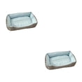 thumbnail image 3 of Billuyoard Sofá cama de tela - Relación -precio Ropa cómoda Suministros para mascotas con estilo Cama para perros Sofá para perros azul S azul S 2piezas, 3 of 6