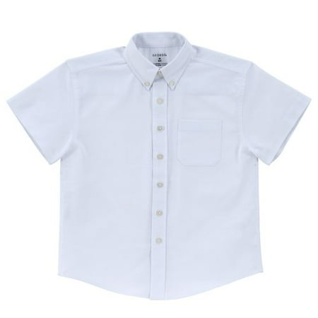 husky oxford solid boys shirt