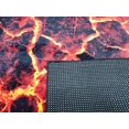 thumbnail image 3 of Volcano Floor Lava - Hot 'Floor is Lava' Rug C942 (31'x59')=80x150cm, 3 of 5