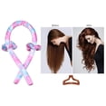 thumbnail image 4 of 2X Diadema con Varilla para Rizar Sin Calor, Rizos Ondulados, Rizador Perezoso, Conjunto de Herramientas, Teñido Anudado Rosa Yinane Varilla que se encrespa sin calor, 4 of 8