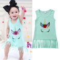 thumbnail image 1 of 2020 Nouvelle Robe d'Été Imprimée Licorne pour Enfants Filles Bébés Tout-Petits Robe de Fête Princesse Décontractée Jupes, 1 of 5