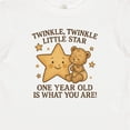 thumbnail image 4 of Inktastic Twinkle Twinkle Little Star One Year Old Birthday Boys or Girls Baby T-Shirt, 4 of 5