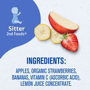 Gerber 2nd Foods Baby Food, Fruit & Veggies Puree Classics, Variety Pack, 4 oz Tub (16 Pack)