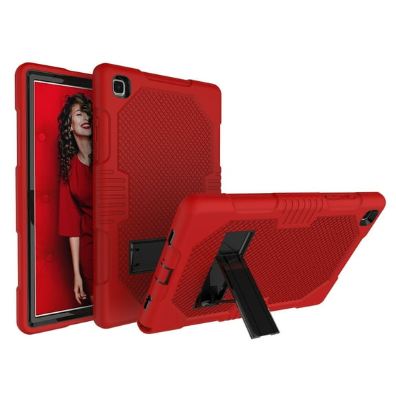 Galaxy Tab A7 10.4 inch 2020 Case (SM-T500/T505/T507), Dteck Heavy Duty Shockproof Rugged Case High Impact Full Body Protective Case For Samsung Galaxy Tab A7 10.4 2020 Release, Red/Black