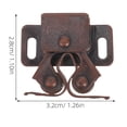 thumbnail image 2 of 10 Ensembles de Double Attrape-Rouleau avec Ressort pour Portes d'Armoire, Attaches de Porte en Métal, Loquets Robustes pour Placard et Cuisine, 2 of 9