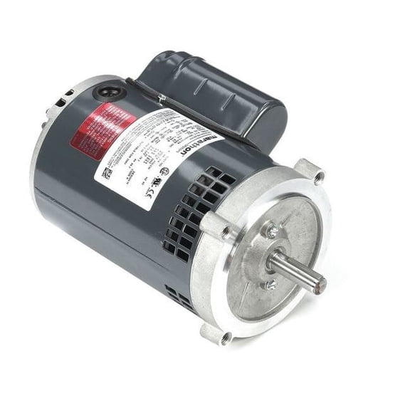 Leeson GP Motor,3/4 HP,3,450 RPM,115/230V,56C 056B34D11016