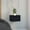 Black#2, variant on Bedside Nightstands, Boa Floating Nightstand , End Table, Side Table Wall-Mounted Single Drawer Design with Handle- Black - Bedroom, Black Wooden Nightstands,Particle Board Nightstands With Storage