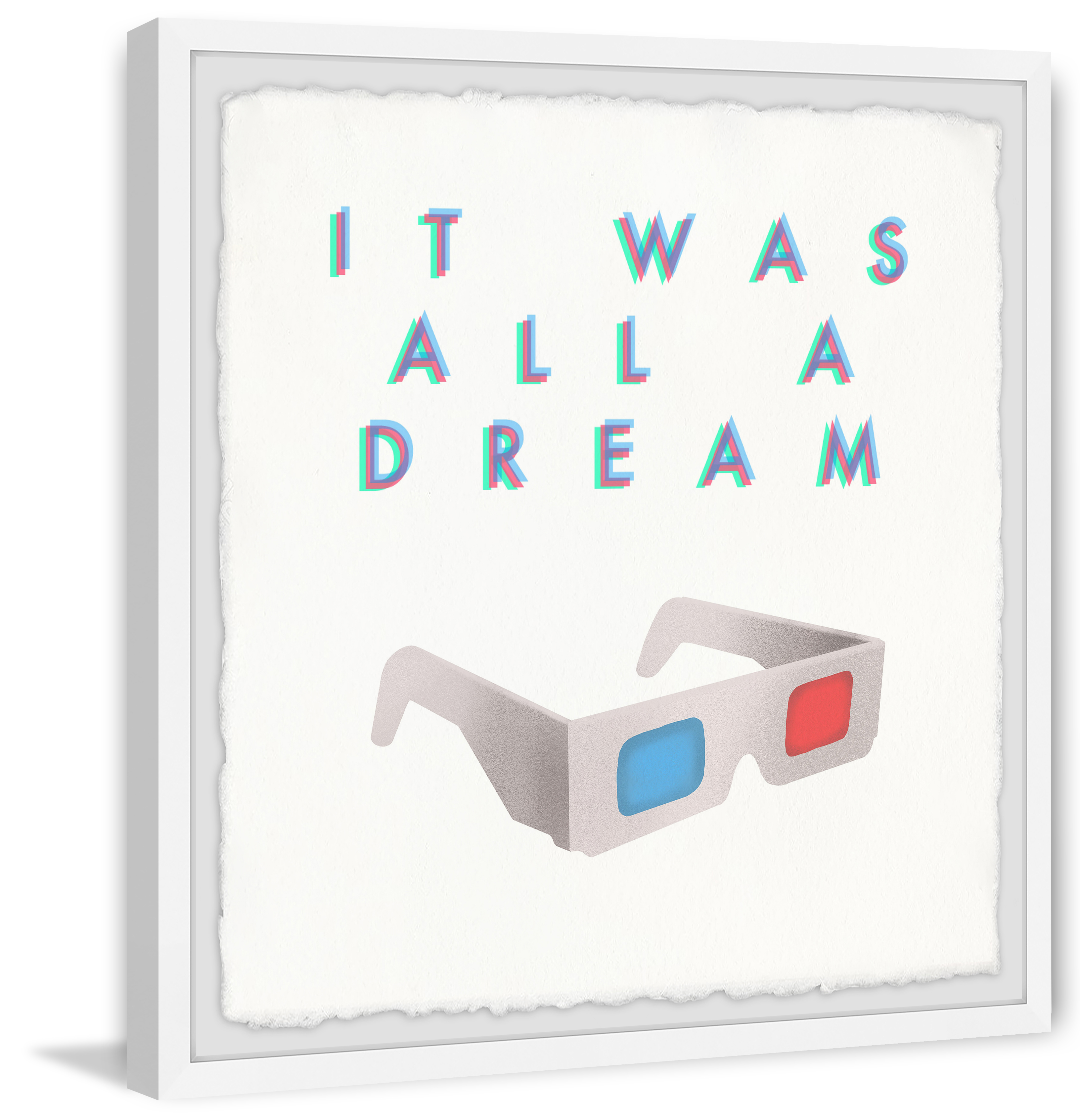 Marmont Hill It Was All a Dream II Framed Wall Art