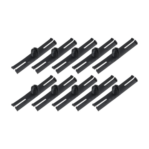 10x Push In Cable Harness Retaining Wire Clips Black for Ford Lincoln Mercury