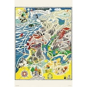 1000 Piece Jigsaw Puzzle Moomin Map of Moomin Valley (50x75cm)