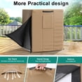 thumbnail image 4 of Funda para Aire Acondicionado Grande para Exteriores BROSYDA, Impermeable 61x61x76 cm, 4 of 7