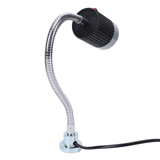 Luz LED De Trabajo Con Base Magnética De Cuello De Cisne Flexible De 30 Cm, Lámpara Para Torno, Banco De Trabajo, Parrilla, Taller, Iluminación Industrial
