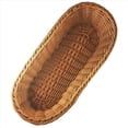 thumbnail image 3 of 4X Cesta de Mimbre Tejida Ovalada Cesta de Pan Cesta de Servicio, Cesta de Almacenamiento de 14 Pulgadas para Alimentos Frutas Almacenamiento de CosméTicos Mesa y BañO, 3 of 5