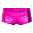 thumbnail image 3 of Womens Shorts 2025 Summer Shiny Metallic Carnival Pants Dance Bottoms Trendy Casual Shorts S-3XL, 3 of 5
